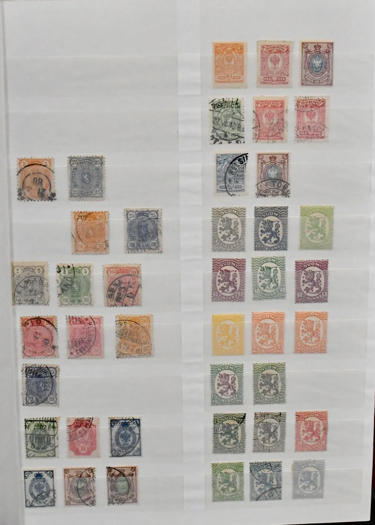 Finland, 1875-2009, collection in both conditions in album, including some early material, often mint from 1945, also blocks and booklets, as well as...
