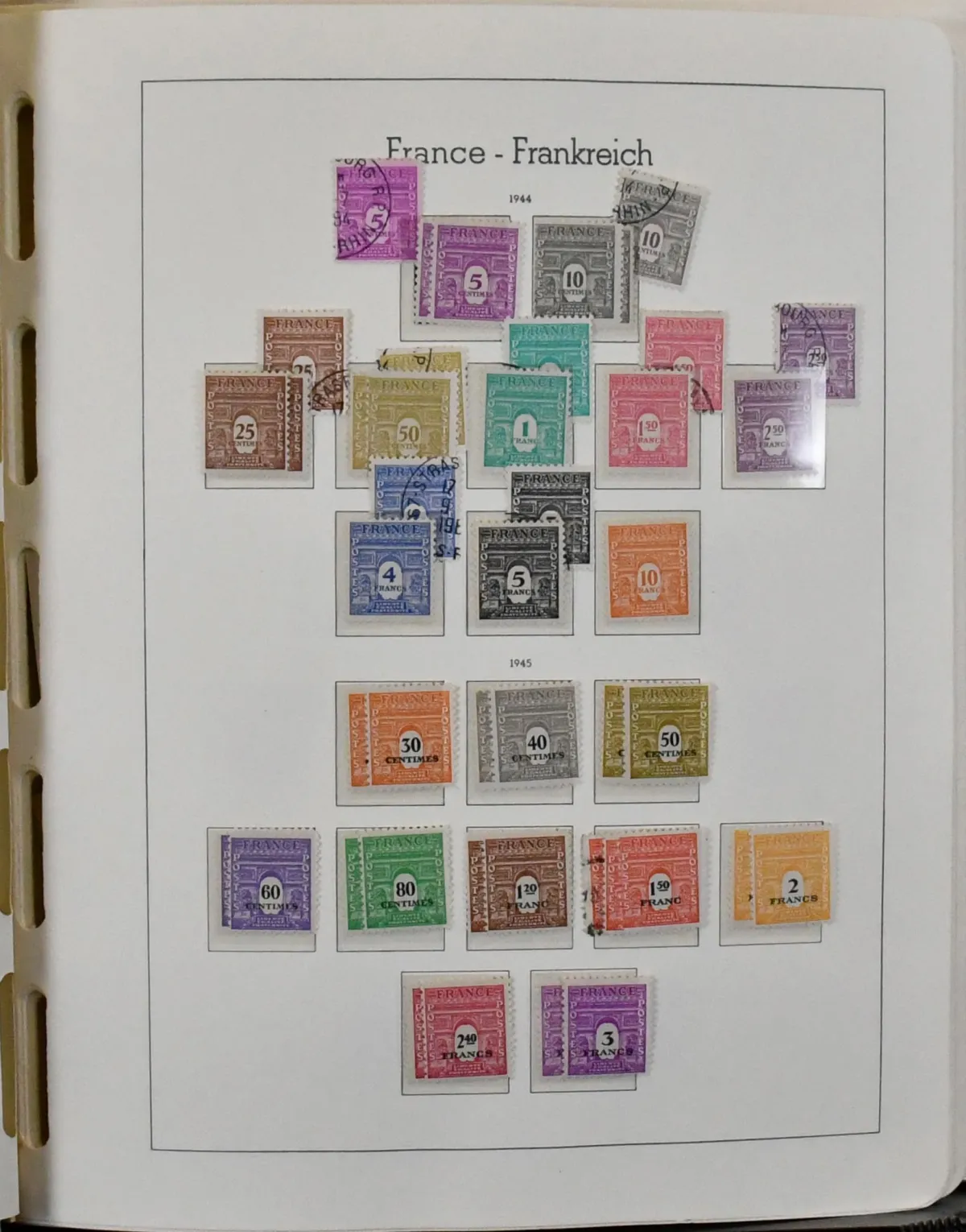 Frankreich, 1945/79, kpl. Sammlung, meist postfrisch, anfangs auch wenig gestempelt. Dabei Bl. 4 postfr., gute Nr. 861/65 postfr., alle Sätze Persönlichkeiten…