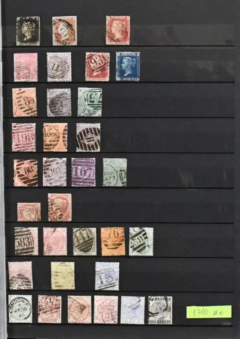 Grande-Bretagne, 1840/1941, collection oblitérée depuis les classiques, commençant par n° 1, ainsi que n° 45, 48, 70/79, 81/83, 86/97, 102/16 etc. Mi. 4500,-