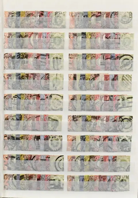 Grande-Bretagne, meilleurs n° 86/97 proprement oblitérés par 20, ainsi que valeurs complémentaires n° 100/101 par 17. Mi. 5700,-