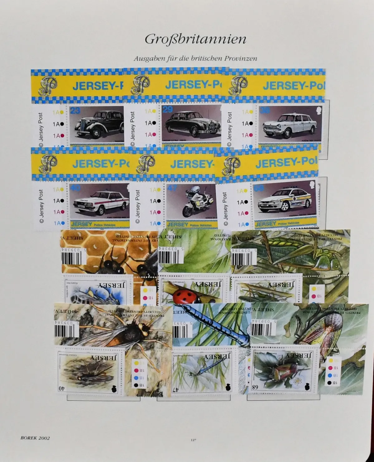 Jersey, 1972-2006, almost complete mint never hinged collection in three volumes, additionally with booklets, composite sheets, sheets and KLB. Mi. 2000,-