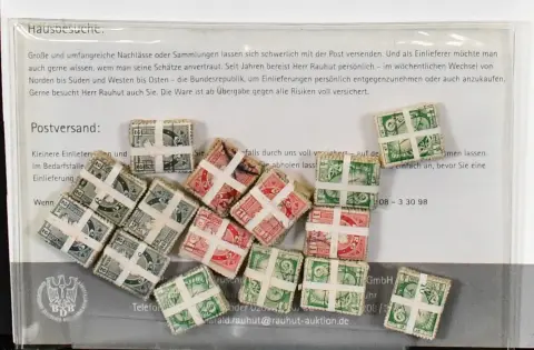 Ireland, 1922, Mi.-Nr. 40A per 100, 41A per 200 and 43A per 300, all used, treasure trove!