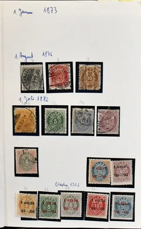 Iceland, 1876/2000, collection from no. 7, with among others no. 13/15, 63/73, 125/30, Bl. 1 mint etc. Mi. 1300,-