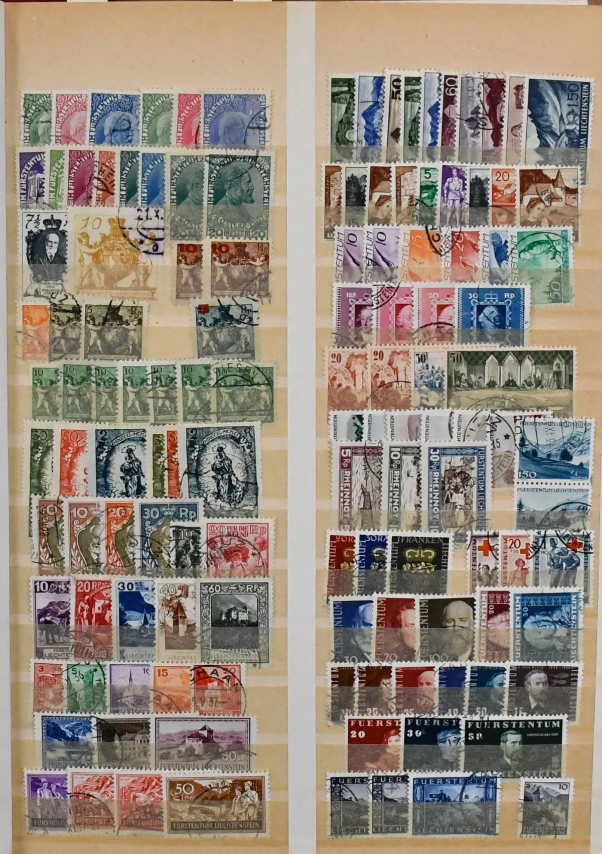 Liechtenstein, 1912/2001, gest. Slg. im Album, beginnend mit guten Nr. 1/3X und Y, ferner bessere Ausgaben wie z.B. Nr. 156/69, 309 usw. Mi. rund 3000,- plus…