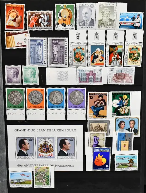 Люксембург, 1980-2005, чистая коллекция подписки как **, так и гашеная, при этом только номинал около 120,- евро и т.д.