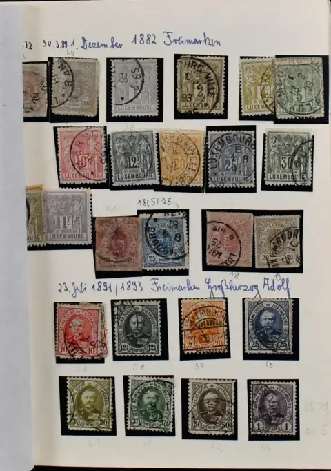Люксембург, 1882/1970, коллекция от гаш. № 45/54, с в т.ч. ранними сериями Caritas, № 468/73 **, 478/83 гаш., CEPT 1956 и т.д. Mi. 1200,-