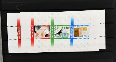 Niederlande, postfr. Partie ab Ende 1970, bis in die 90er Jahre. Dabei einiges, insbesondere die Blöcke, mehrfach. Mi. 1400,-