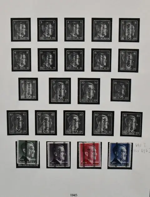 Österreich, 1945/2000, ab Nr. 697/715 (diese als einzige gestempelt), bis auf Nr. 984/87 und einige Kleinwerte, kpl. postfr. Slg., u.a. mit Nr. 893/926 (Mi.…