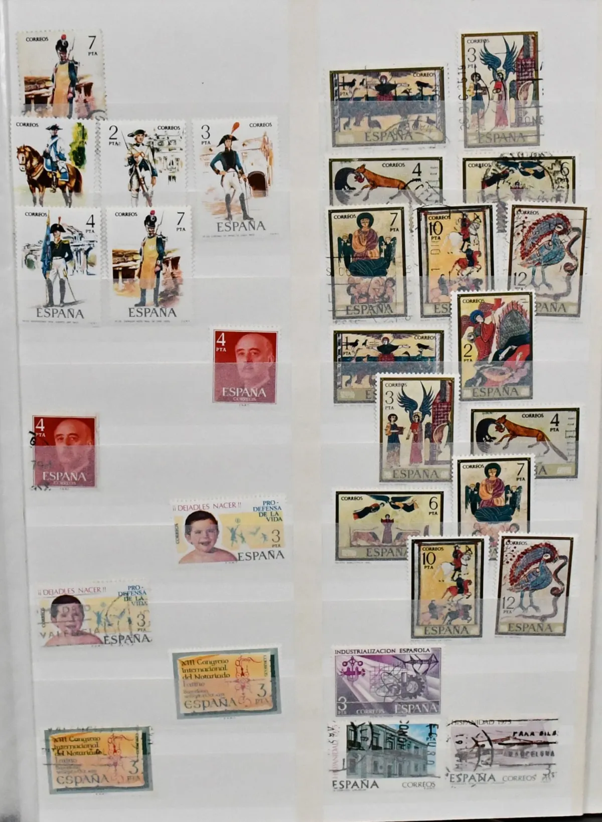 Spain, 1856-2008, collection in both conditions in two albums, including some early values and many complete sets from the 1950s to 80s, plus some ATM and compulsory surtax stamps