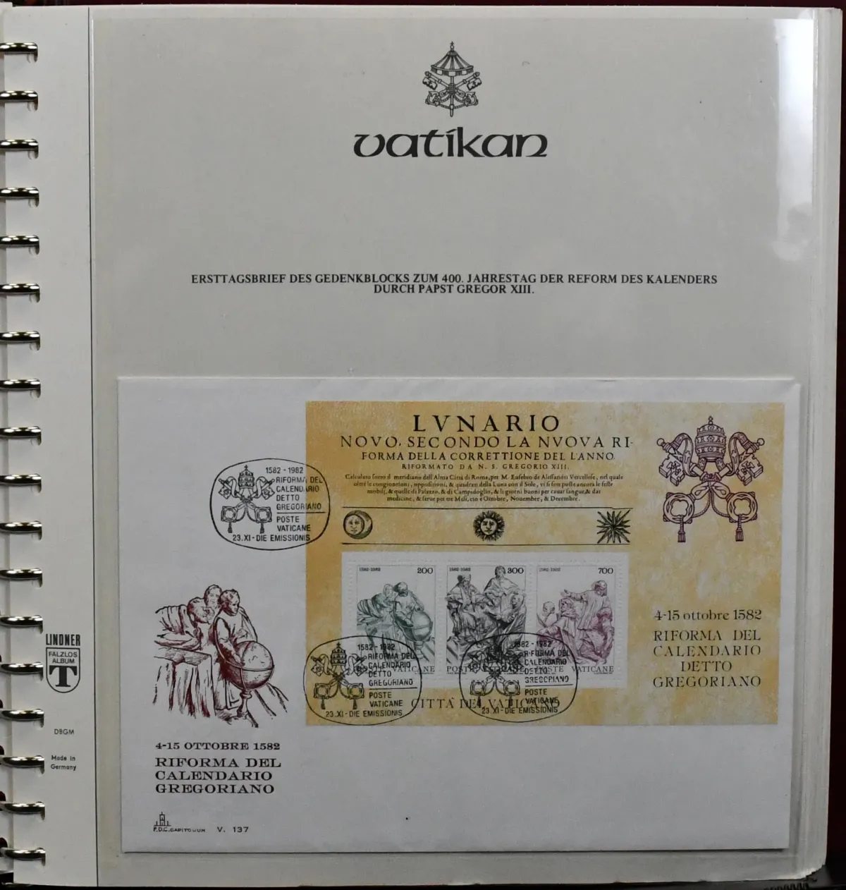 Vatikan (hauptsächlich), umfangreiche Sammlung in drei Bänden, dabei zwei Bände mit Papstreise-Belegen aus 1979-1982, mit Afrikareise etc., dazu umfangr.…
