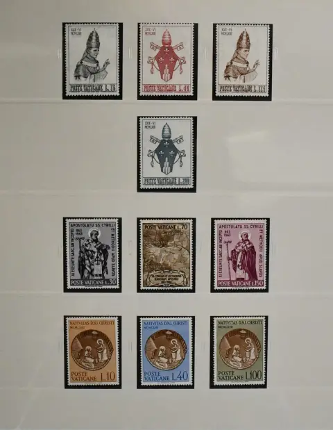 Vatikan, 1963-1997, nahezu kpl. postfrische Slg. in zwei neuwertigen SAFE-Dual-Vordruckalben. Mi. etwa 700,-