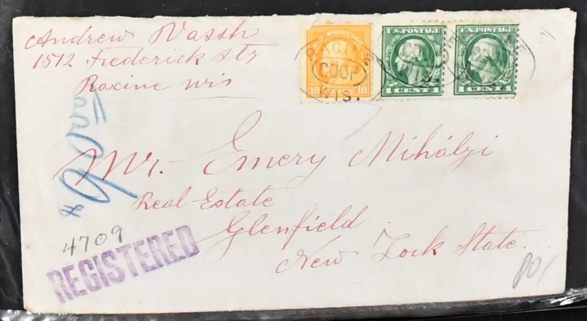 USA, env. 1905-1945, plus de 60 documents dans un album
