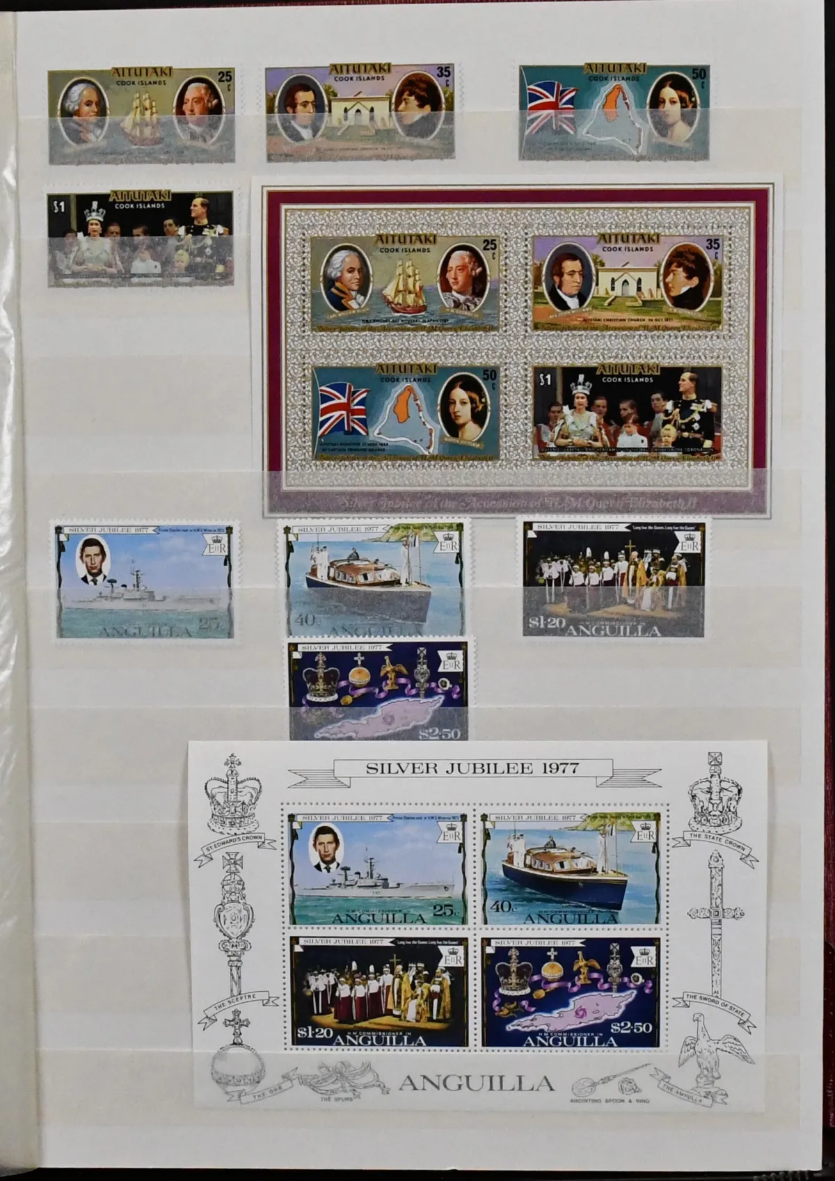 "25th Coronation Anniversary of Queen Elizabeth II", mint collection with over 60 blocks and miniature sheets alone, many complete sets etc., in thick album