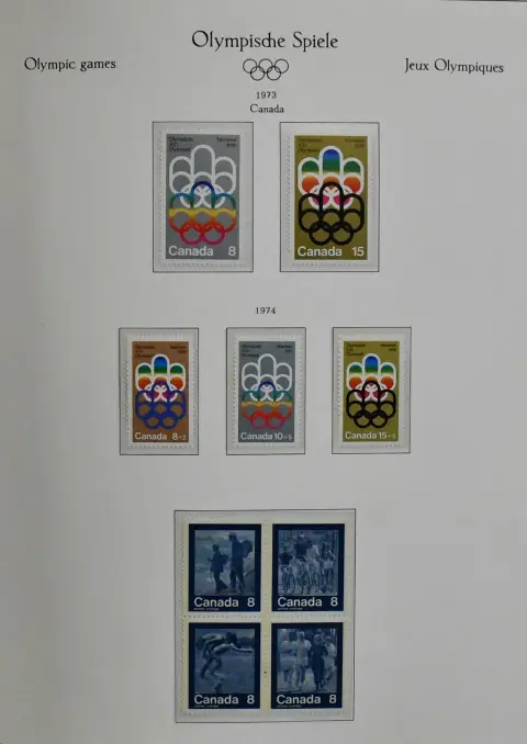 Olympic Games 1976, mint collection only European issues, including imperforate Hungary issues, 37 blocks and miniature sheets etc., in KABE pre-printed album