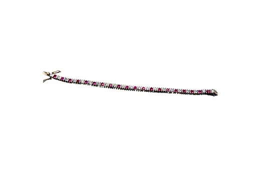 925 silver bracelet set with zirconia.