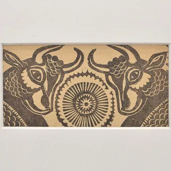 JEAN ALEXIS MORIN (1877 - 1940). "JEAN-MORIN", ORIGINAL HOLZSCHNITT, OHNE TITEL, 1930, IM PASSEPARTOUT.