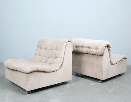 Paire de fauteuils/modules des années 1970.