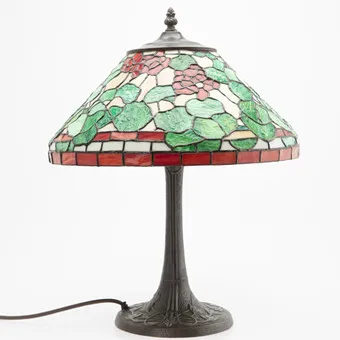 Lampe de table style Tiffany, 2e moitié 20e s.