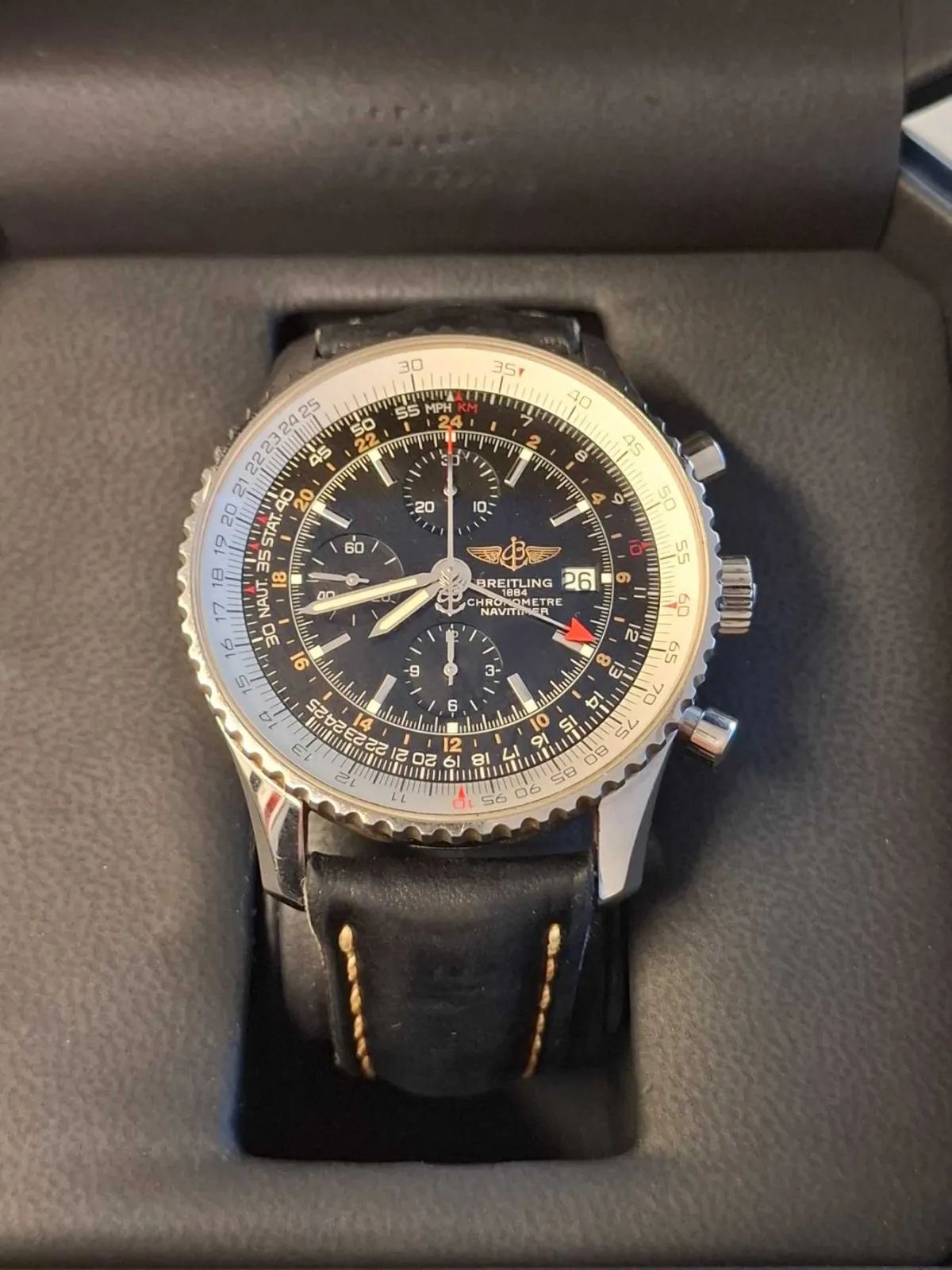 1 Chronograph "Breitling" Modell Navitimer World