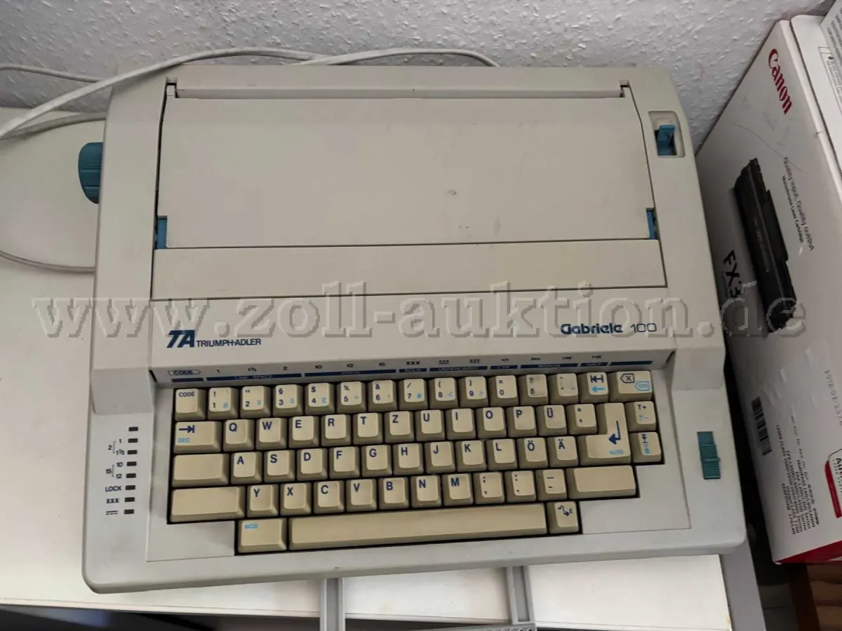 1 Schreibmaschine " Gabriele 100"