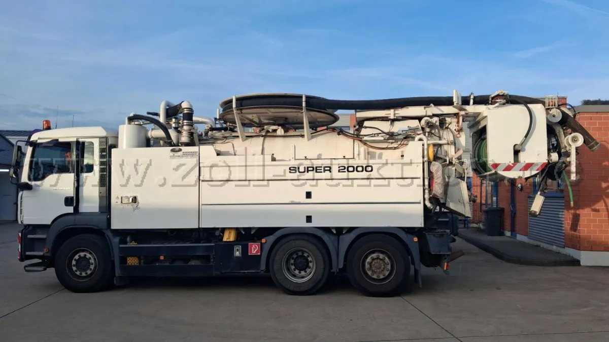 1 Camion hydrocureur MAN Wiedemann Super 2000