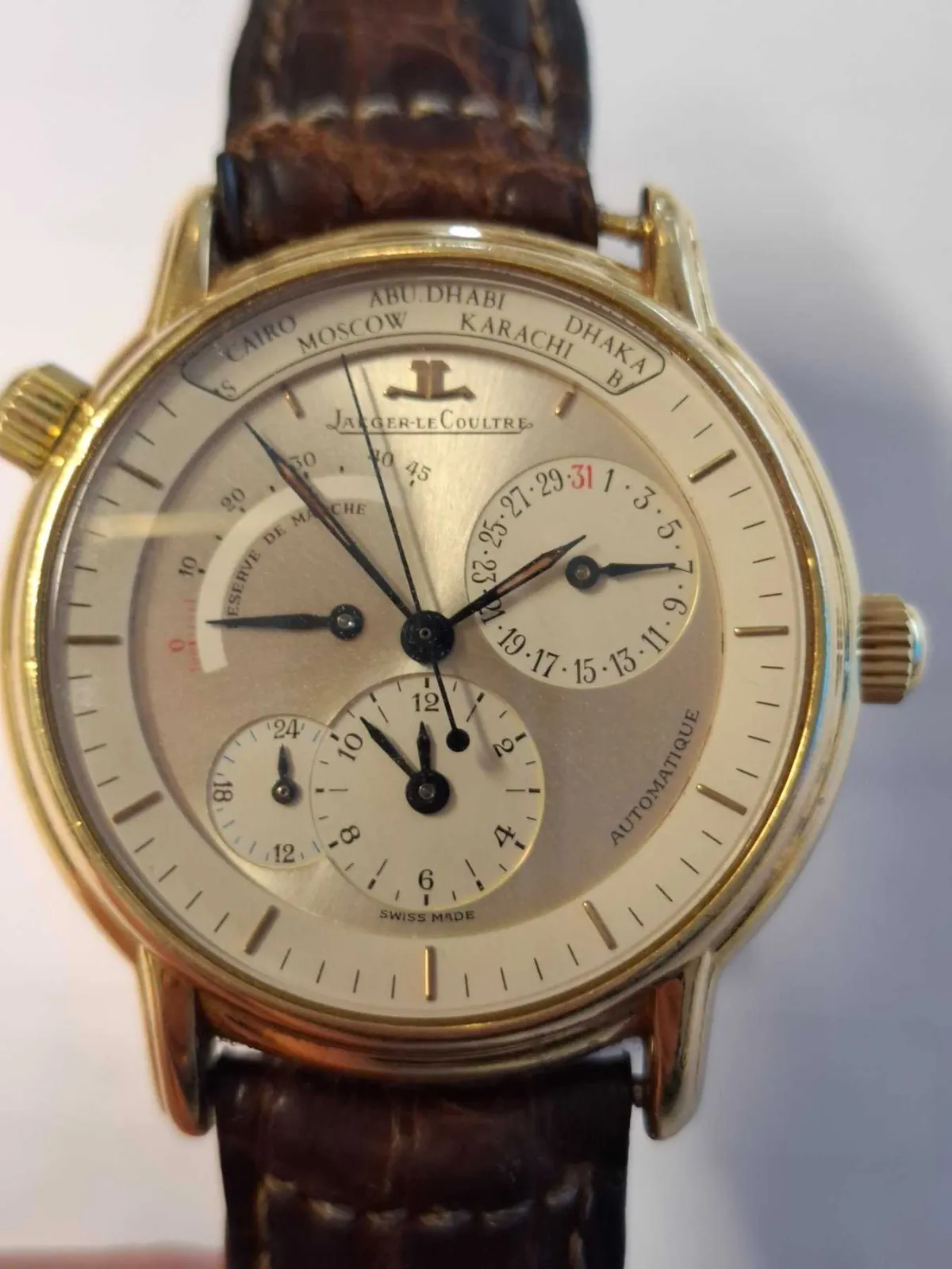 1 наручные часы Jaeger Le Coultre Geographique