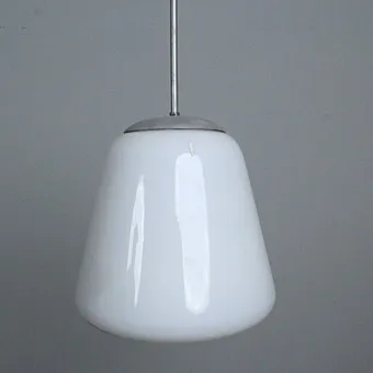 Deckenlampe mit Opalglas, 1970er.