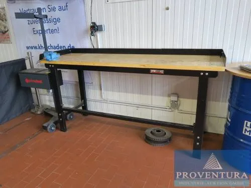 Établi POWERPLUSTOOLS env. 200x60x90 cm (LxPxH)