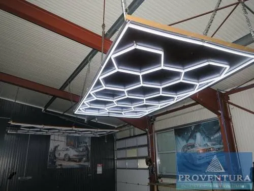 Lampes LED de plafond HEXAGON 2 pièces
