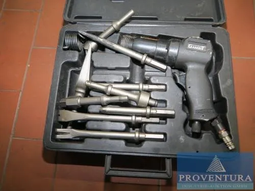 Burin pneumatique GAMBIT avec accessoires