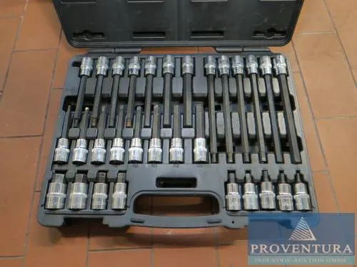 Socket set VIGOR V1919 hexagon socket 5 mm - 19 mm