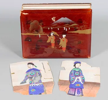ALBUM LAQUÉ CHINE 19E S.