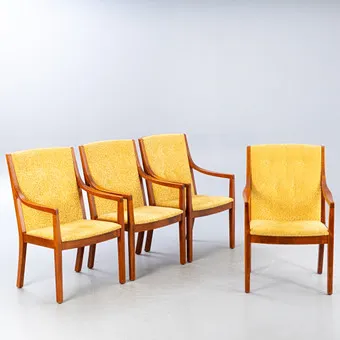 GEMLA. Four armchairs, Sweden, late 20th c. (4).