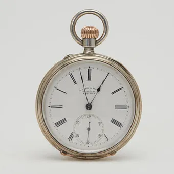 A. LANGE & SÖHNE, 1A. Lépine pocket watch, 900 silver, circa 1900, Germany.