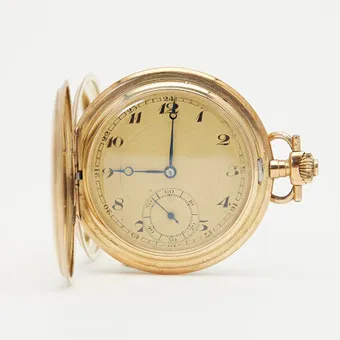 IWC SCHAFFHAUSEN. Monopol, Savonnette-Taschenuhr, 585er Gelbgold, um 1925, Schweiz.