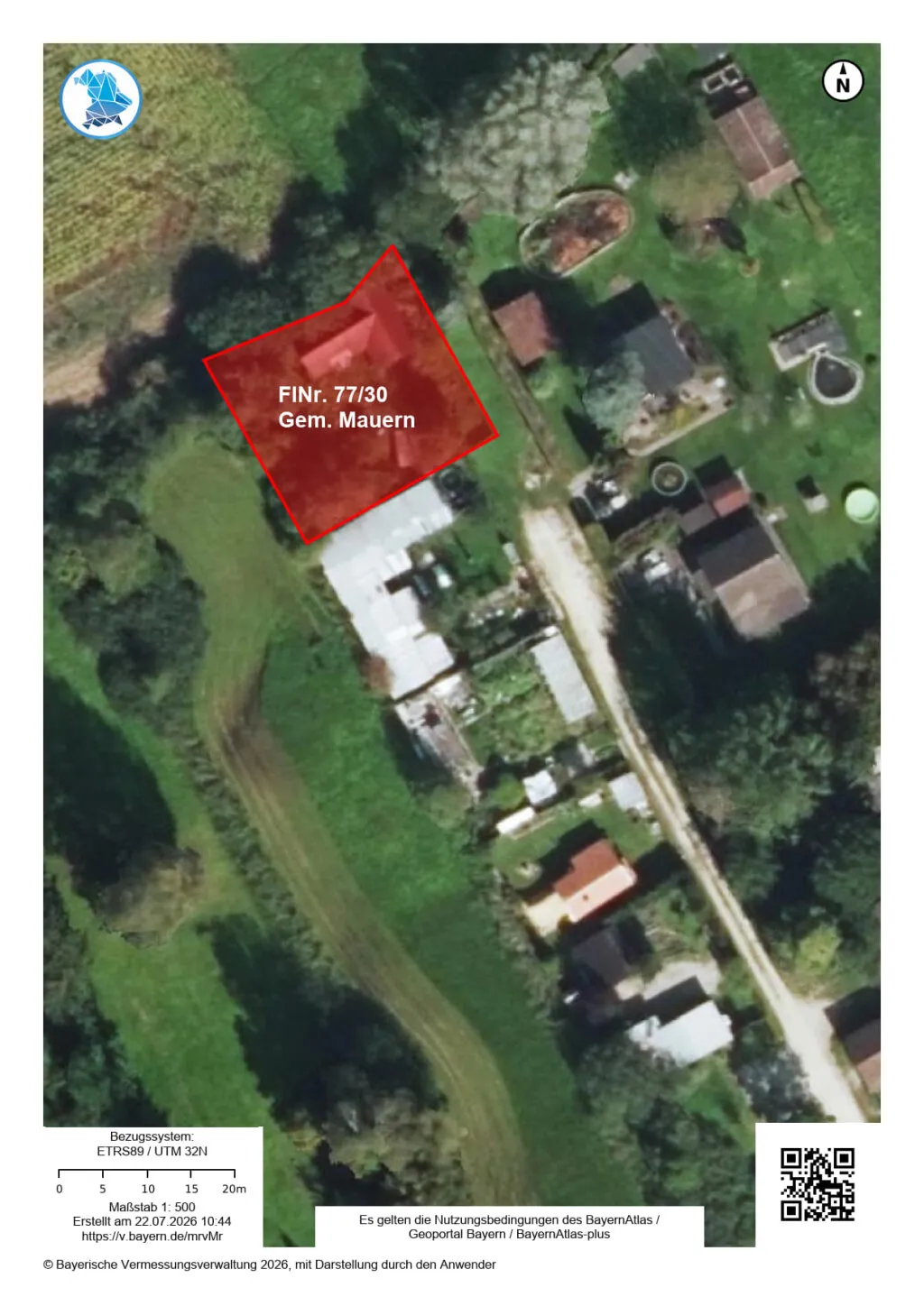Recreatieperceel met tuinhuis in 93333 Neustadt an der Donau