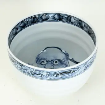 KŌNOSUKE MURATA. Large tea bowl for tea ritual (Ōchamori), Kyoto, Japan, 20th c.