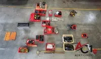 a large lot of loading items hazardous goods