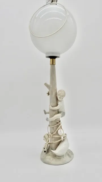 1 stolní lampa porcelán