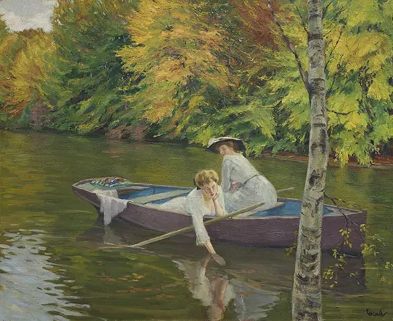 Edward Cucuel, Kahnfahrt, 1918