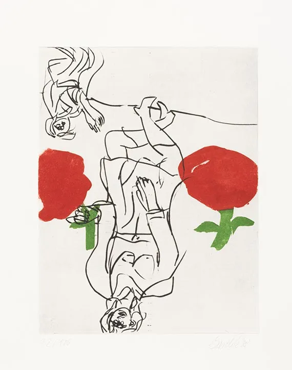 Georg Baselitz, Böhmische Frau, 1997