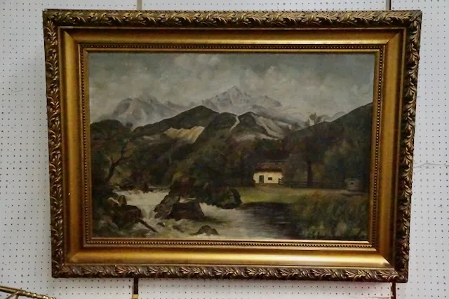 1 gr. Ölgemälde, u.l.sig.