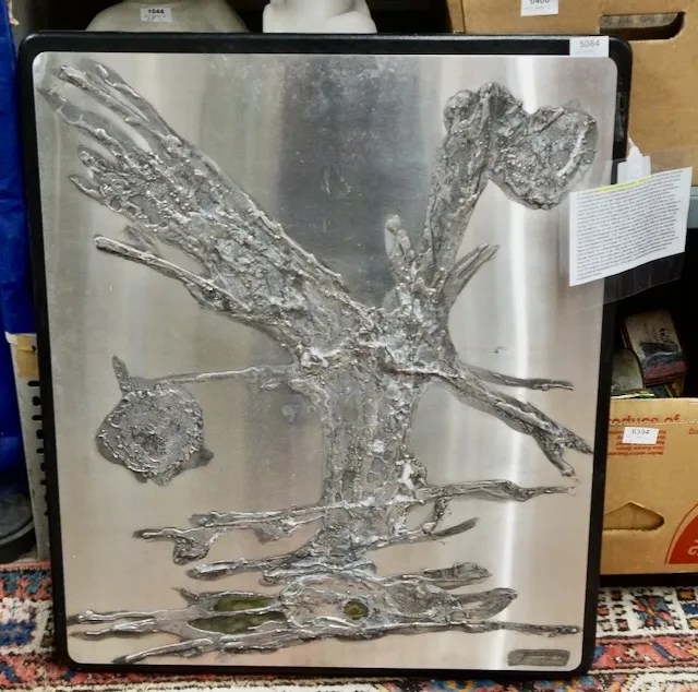 1 Metallwandrelief