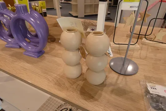2x Bougeoirs