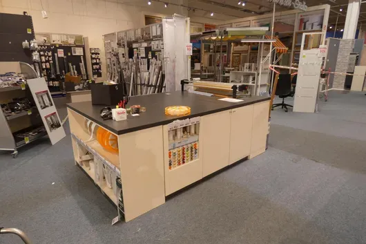 Comptoir de vente, sans contenu
