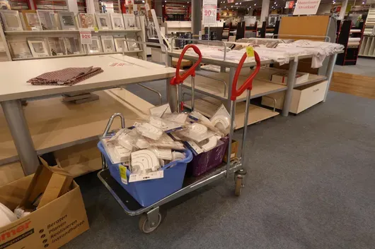 Shopping cart, without contents