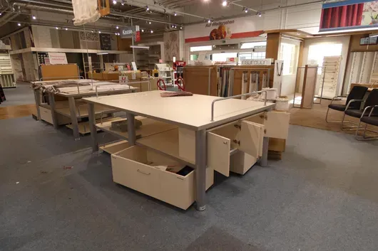 Table de vente, sans contenu