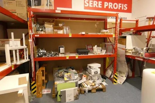 Rayonnage à charges lourdes, 1 travée, sans contenu