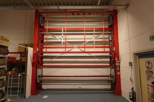 eska Schneider Lagersysteme - rollenopslag / paternoster voor vloerbedekkingsrollen TR-PA