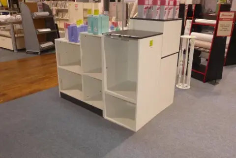 Display stand, 4-piece, without contents